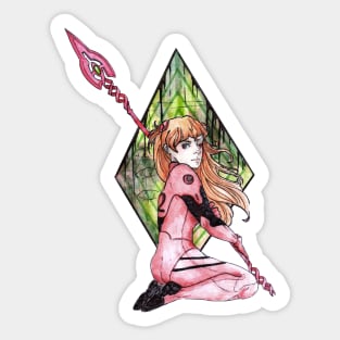 Asuka Sōryū Langley Sticker